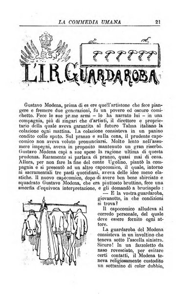 La commedia umana giornale-opuscolo settimanale