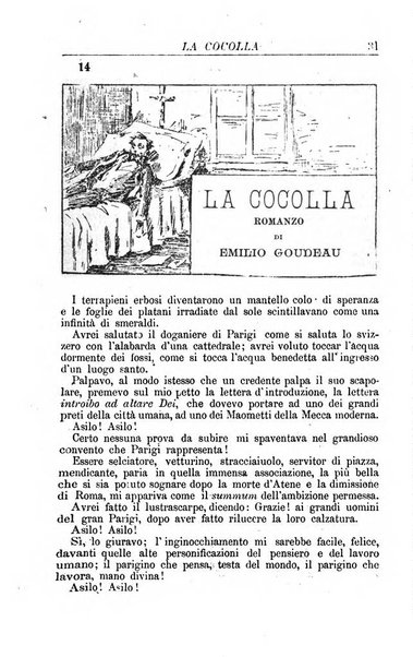 La commedia umana giornale-opuscolo settimanale