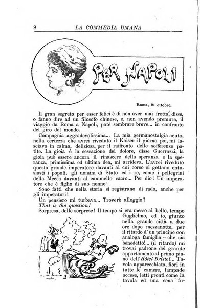 La commedia umana giornale-opuscolo settimanale