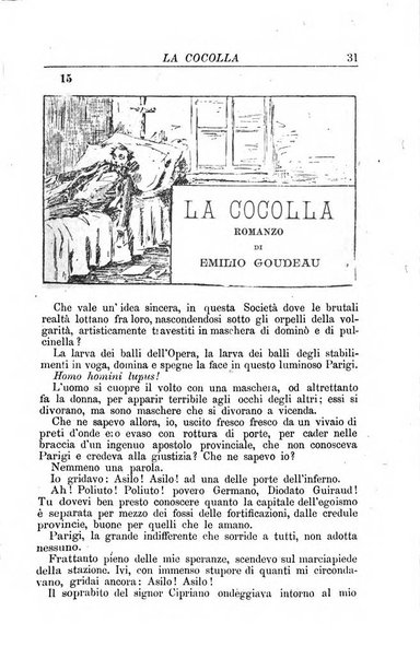 La commedia umana giornale-opuscolo settimanale