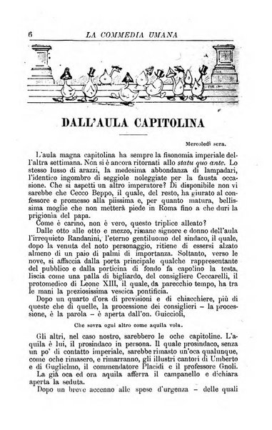 La commedia umana giornale-opuscolo settimanale