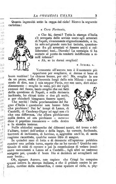 La commedia umana giornale-opuscolo settimanale