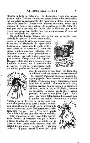 La commedia umana giornale-opuscolo settimanale