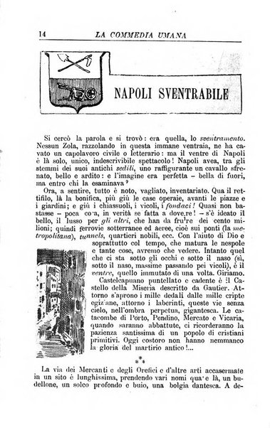 La commedia umana giornale-opuscolo settimanale