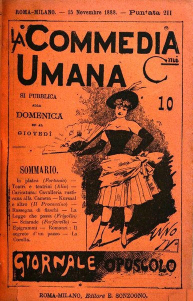 La commedia umana giornale-opuscolo settimanale