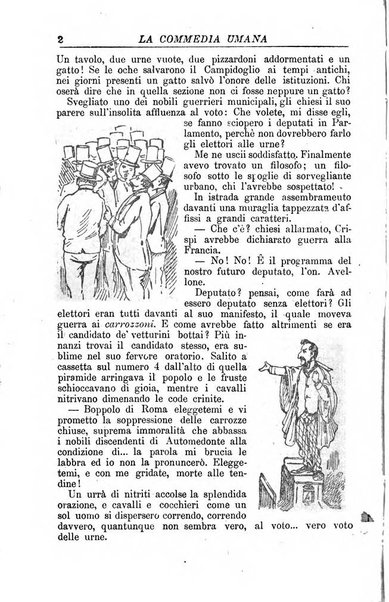 La commedia umana giornale-opuscolo settimanale