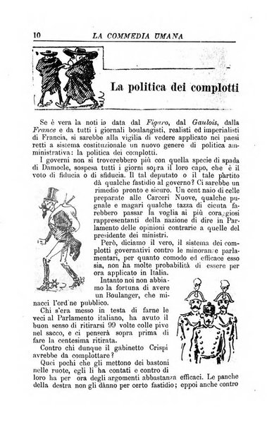 La commedia umana giornale-opuscolo settimanale