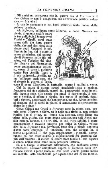 La commedia umana giornale-opuscolo settimanale