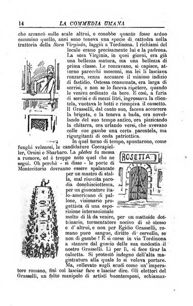 La commedia umana giornale-opuscolo settimanale