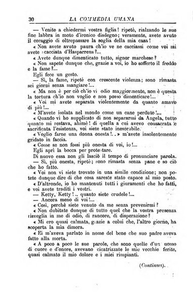 La commedia umana giornale-opuscolo settimanale