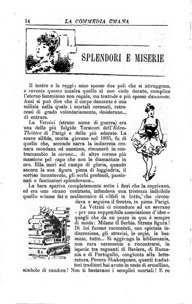 La commedia umana giornale-opuscolo settimanale