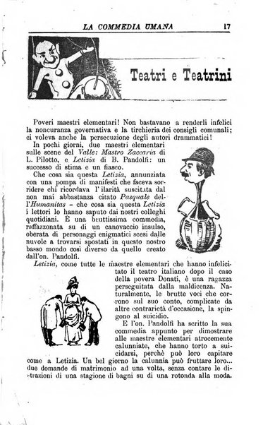 La commedia umana giornale-opuscolo settimanale