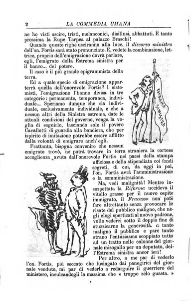 La commedia umana giornale-opuscolo settimanale