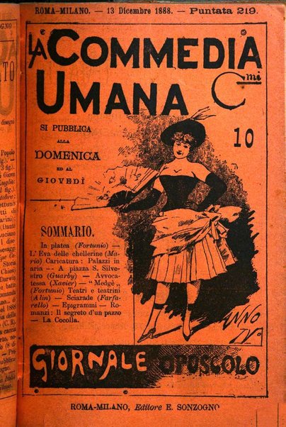 La commedia umana giornale-opuscolo settimanale