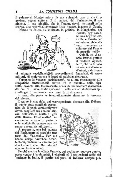 La commedia umana giornale-opuscolo settimanale