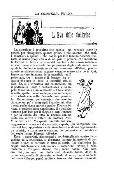 La commedia umana giornale-opuscolo settimanale