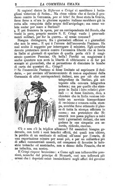 La commedia umana giornale-opuscolo settimanale