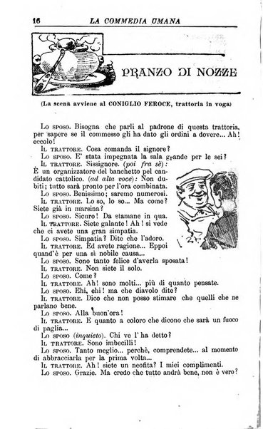 La commedia umana giornale-opuscolo settimanale