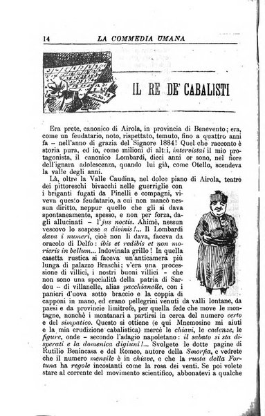 La commedia umana giornale-opuscolo settimanale