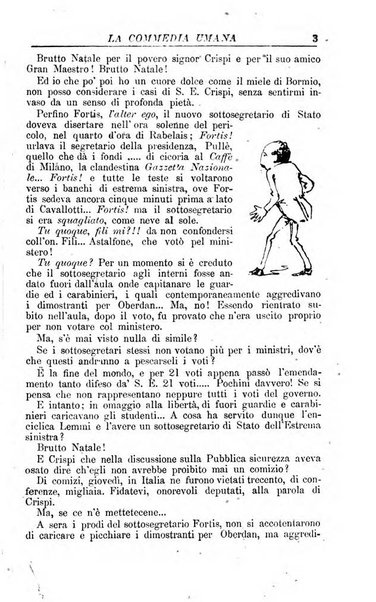 La commedia umana giornale-opuscolo settimanale