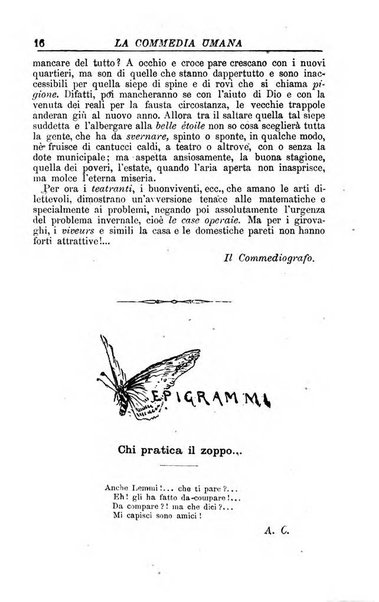 La commedia umana giornale-opuscolo settimanale