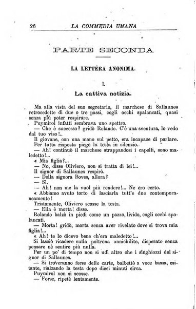 La commedia umana giornale-opuscolo settimanale