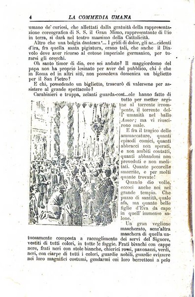 La commedia umana giornale-opuscolo settimanale