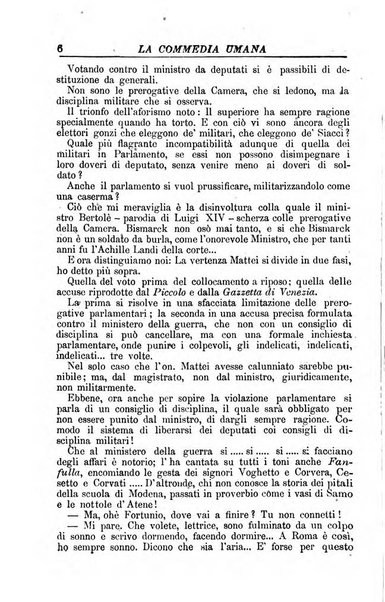 La commedia umana giornale-opuscolo settimanale