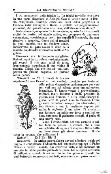 La commedia umana giornale-opuscolo settimanale