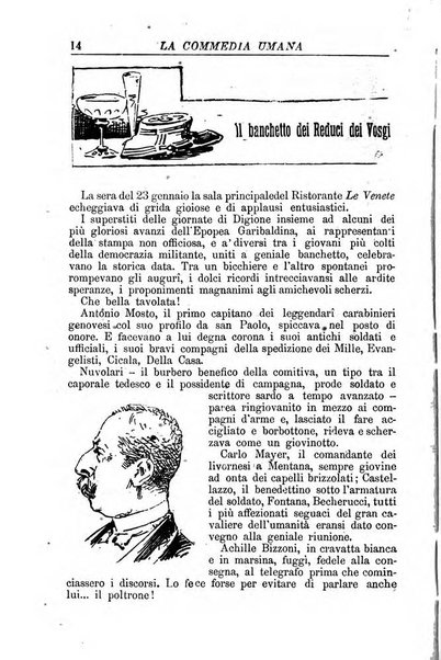 La commedia umana giornale-opuscolo settimanale