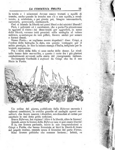 La commedia umana giornale-opuscolo settimanale