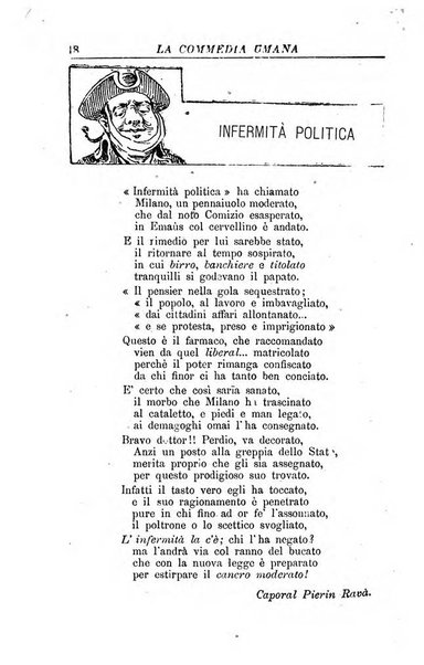 La commedia umana giornale-opuscolo settimanale