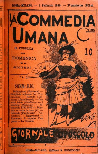 La commedia umana giornale-opuscolo settimanale