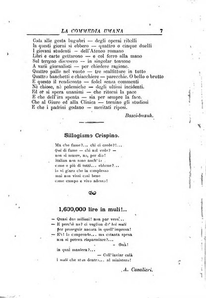 La commedia umana giornale-opuscolo settimanale