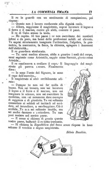 La commedia umana giornale-opuscolo settimanale