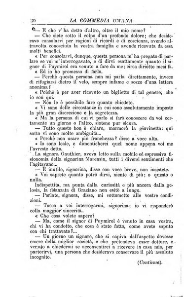 La commedia umana giornale-opuscolo settimanale