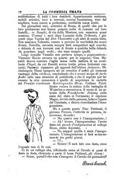 La commedia umana giornale-opuscolo settimanale