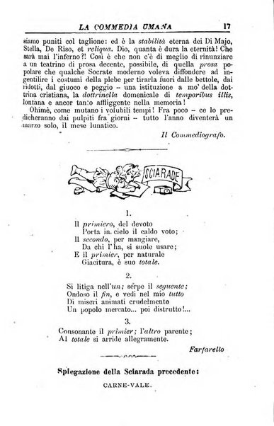 La commedia umana giornale-opuscolo settimanale