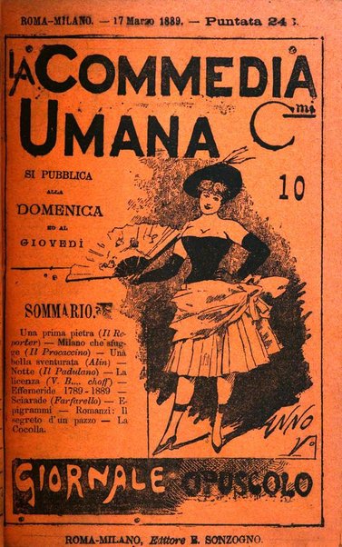 La commedia umana giornale-opuscolo settimanale