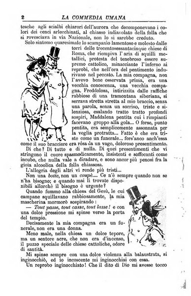 La commedia umana giornale-opuscolo settimanale