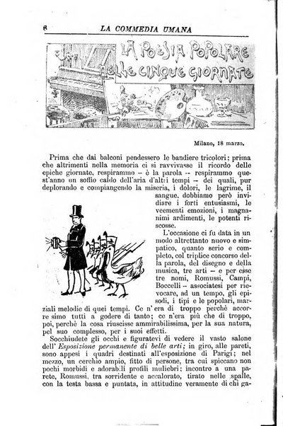 La commedia umana giornale-opuscolo settimanale