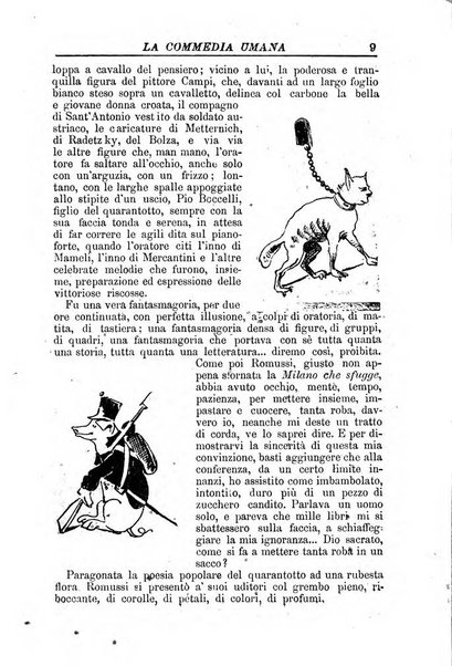 La commedia umana giornale-opuscolo settimanale