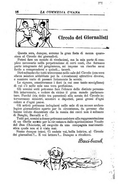 La commedia umana giornale-opuscolo settimanale