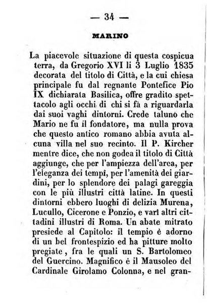 Almanacco romano per l'anno bisestile 1852 arricchito di nozioni geografiche e topografiche dello Stato Pontificio e di utilissimi precetti morali ed igienici