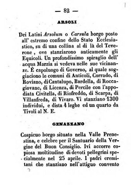 Almanacco romano per l'anno bisestile 1852 arricchito di nozioni geografiche e topografiche dello Stato Pontificio e di utilissimi precetti morali ed igienici