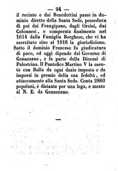 Almanacco romano per l'anno bisestile 1852 arricchito di nozioni geografiche e topografiche dello Stato Pontificio e di utilissimi precetti morali ed igienici