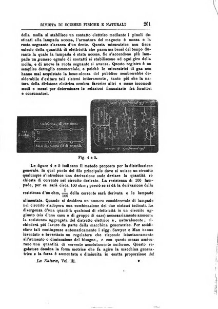 La natura rivista di scienze fisiche e naturali