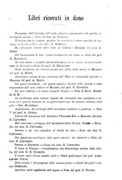 La natura rivista di scienze fisiche e naturali