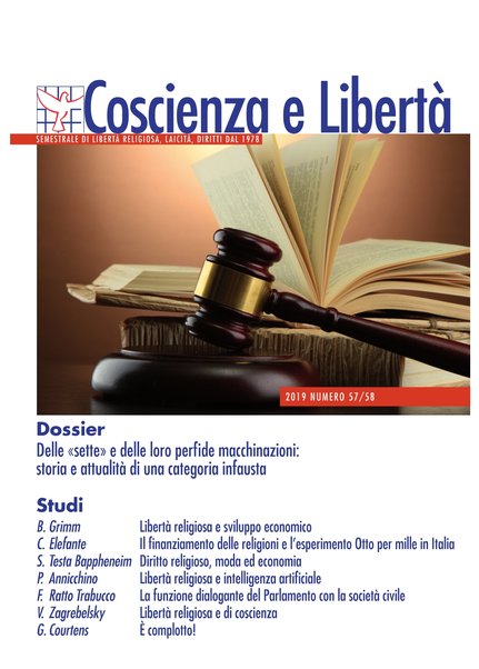 Coscienza e libertà : rivista annuale della Sezione italiana dell'Associazione internazionale per la difesa della libertà religiosa