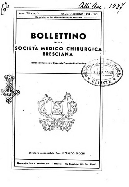 Bollettino della Società medico-chirurgica bresciana
